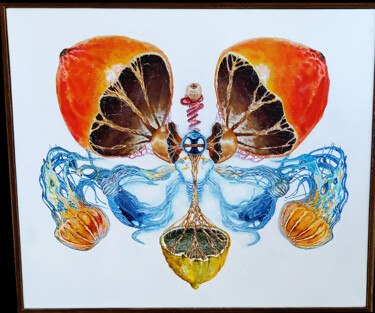 La última cáscara, fermentación / The last peel, fermentatio 绘画 标题为“La última cáscara,…” 由Ignacio Sanzana, 原创艺术品, 丙烯