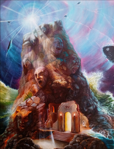 绘画 标题为“Esquizofrenia / Sch…” 由Ignacio Sanzana, 原创艺术品, 丙烯