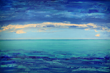 Fish in the sky, you know how I feel 绘画 标题为“Fish in the sky, yo…” 由Denis Kuvayev, 原创艺术品, 丙烯