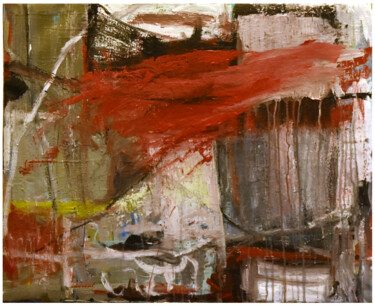 Painting titled "Dusk in The Woods" by Steve Gunn, Original Artwork, Acrylic Mounted on Wood Stretcher frame