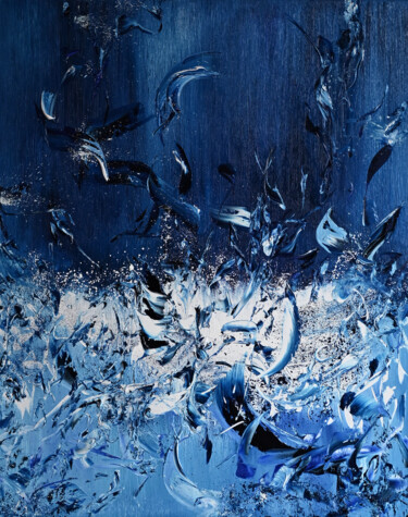 Painting titled "ABSTRACT Avril 2025…" by Yann Pelcat, Original Artwork, Oil