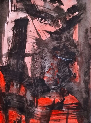 Painting titled "Forrest legends - 8" by Milto Sideris, Original Artwork, Acrylic