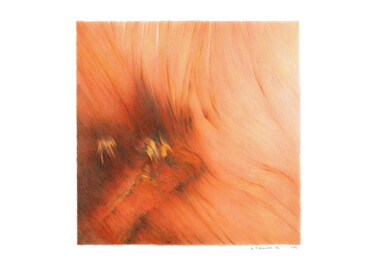 Drawing titled "dessins 25x25 #11" by Marie-Pascale Corcuff, Original Artwork, Pencil