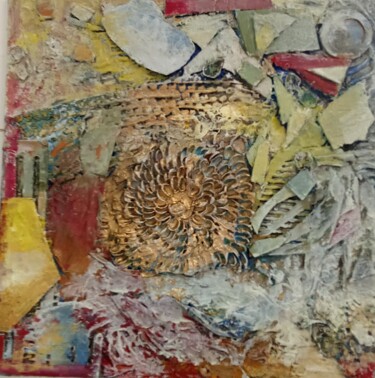 Collages titled "Accumulations" by Anais Pertuzio, Original Artwork, Collages Mounted on Cardboard
