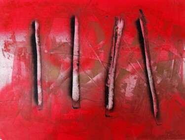 composition 2 Pittura intitolato "composition 2" da Oleg Davydenko, Opera d'arte originale, Spray Montato su Cartone