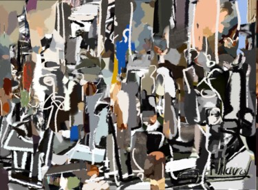 Peinture intitulée "Humaniste" par Cédric Gaillard, Œuvre d'art originale, Huile