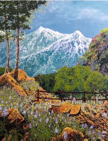 "painting on canvas…" başlıklı Tablo Anton Zapotochnyi tarafından, Orijinal sanat, Akrilik Ahşap Sedye çerçevesi üzerine mon…