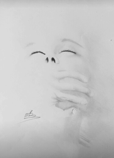 图画 标题为“silence” 由Maryna Krasilovska Blasizza, 原创艺术品, 铅笔