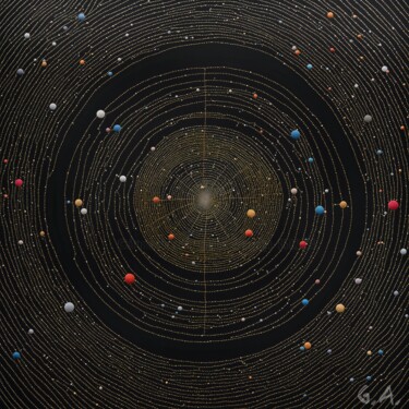 제목이 "Vortex Cosmique : C…"인 디지털 아트 Gaboriau Gérald로, 원작, 디지털 페인팅