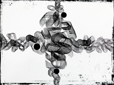Invisible Narratives 8. Drawing titled "Invisible Narrative…" by Petr Strnad, Original Artwork, Ink