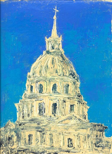 Les Invalides Paris Peinture intitulée "Les Invalides Paris" par Denis Kuvayev, Œuvre d'art originale, Acrylique