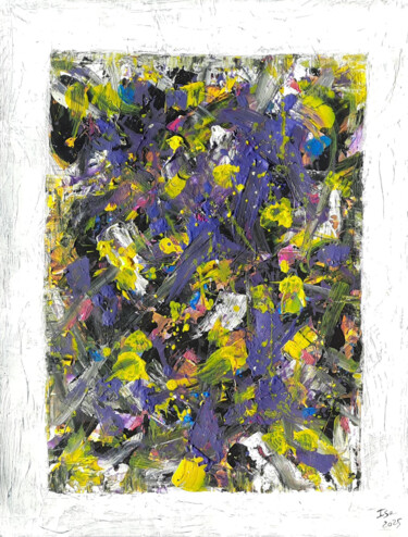 Peinture intitulée "Kaotik" par Isa-Isarielle, Œuvre d'art originale, Acrylique