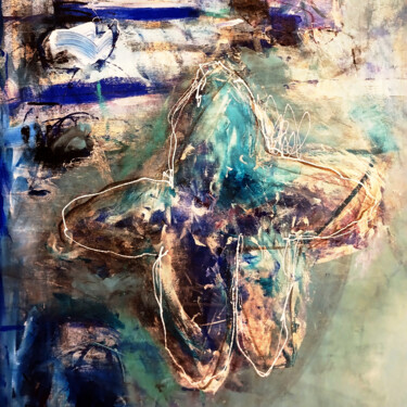 数字艺术 标题为“Estrella sobre papel” 由Martin Zanollo, 原创艺术品, 数字油画