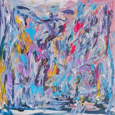 Tenderness of Dawn Painting titled "Tenderness of Dawn" by Darya Nakvakina, Original Artwork, Acrylic Mounted on Wood Stretcher frame