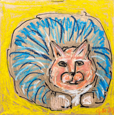 제목이 "i3a3 / Back to the…"인 그림 Leni Smoragdova로, 원작, 파스텔