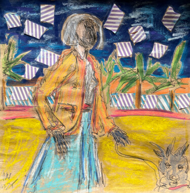 Drawing titled "[p14 / Back to the…" by Leni Smoragdova, Original Artwork, Pastel