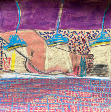 Drawing titled "y554 / Back to the…" by Leni Smoragdova, Original Artwork, Marker