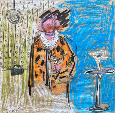 :k[a / Back to the Future - {$M} Drawing titled ":k[a / Back to the…" by Leni Smoragdova, Original Artwork, Pastel