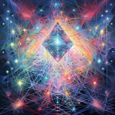 Эфирная Геометрия Пробуждения Digital Arts titled "Эфирная Геометрия П…" by Aleksandr Krivoruchko, Original Artwork, Digital Painting