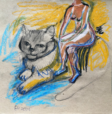 Drawing titled "1??? / Back to the…" by Leni Smoragdova, Original Artwork, Pencil