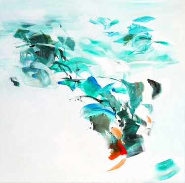 Peinture intitulée "How to dance" par Ute Laum, Œuvre d'art originale, Acrylique Monté sur Châssis en bois