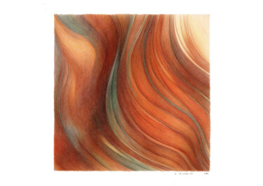 Dessin intitulée "dessins 25x25 #22" par Marie-Pascale Corcuff, Œuvre d'art originale, Crayon