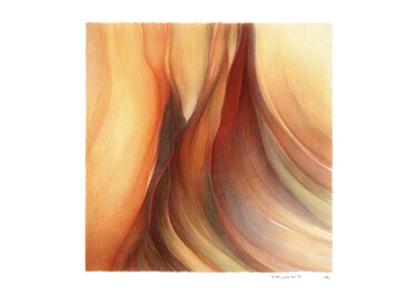 Drawing titled "dessins 25x25 #23" by Marie-Pascale Corcuff, Original Artwork, Pencil