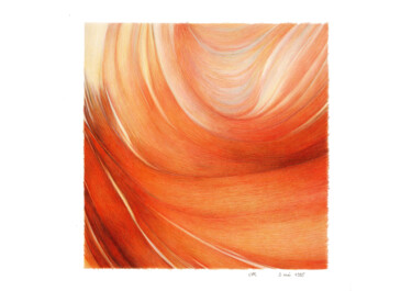 Σχέδιο με τίτλο "dessins 25x25 #27" από Marie-Pascale Corcuff, Αυθεντικά έργα τέχνης, Μολύβι