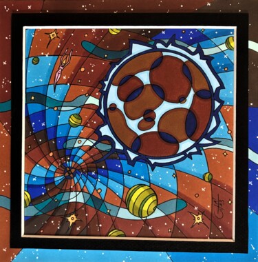图画 标题为“(238) - union cosmi…” 由Vincent Gibert, 原创艺术品, 标记
