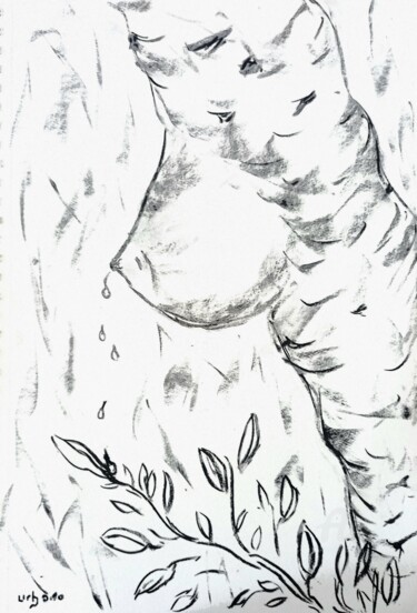 L'arbre de la vie 「L'arbre de la vie」というタイトルの描画 Roberto Urbanoによって, オリジナルのアートワーク, 木炭