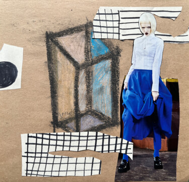 Collages titled "%$L1 / Back to the…" by Leni Smoragdova, Original Artwork, Collages
