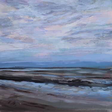 Painting titled "Matin au Touquet" by Chiara M., Original Artwork, Acrylic