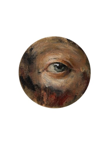 绘画 标题为“"The Facescapes" 33” 由Marina Shavyrina-Shkoliar, 原创艺术品, 油 安装在纸板上