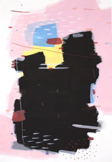 Painting titled "Laura" by Rebecca Đuran-Šilėnas, Original Artwork, Acrylic