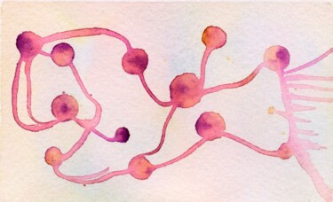 meditative #4 绘画 标题为“meditative #4” 由Lya Helia, 原创艺术品, 水彩