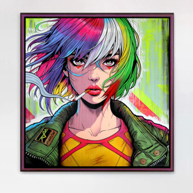 Pittura intitolato "Lucy" da Harow, Opera d'arte originale, Acrilico
