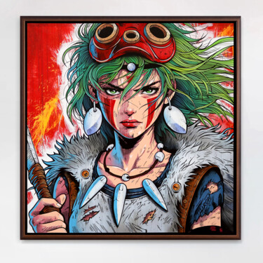 "Mononoke" başlıklı Tablo Harow tarafından, Orijinal sanat, Akrilik