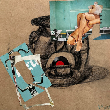 1%43 / Back to the future - {$M} Collages titled "1%43 / Back to the…" by Leni Smoragdova, Original Artwork, Collages