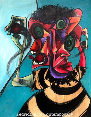 Peinture intitulée "Serie Madera y Carb…" par Jorge Alejandro Pedrido, Œuvre d'art originale, Acrylique Monté sur Châssis en…