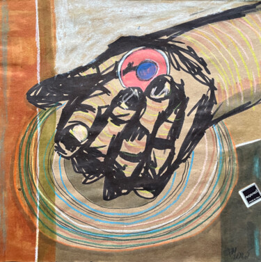 图画 标题为“a543 / Back to the…” 由Leni Smoragdova, 原创艺术品, 粉彩
