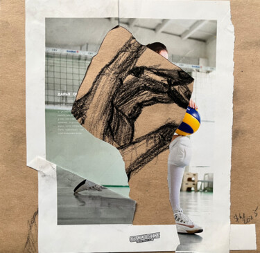 Collages titled "19uq / Back to the…" by Leni Smoragdova, Original Artwork, Collages