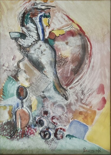 Painting titled "October Morning" by Roxana Donisanu, Original Artwork, Pastel