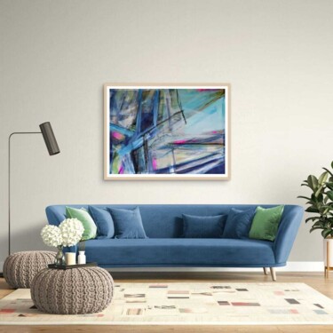 제목이 "Window into Worlds 1"인 미술작품 Ute Nangreave (Ursula Sandys)로, 원작, 아크릴