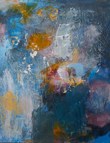Peinture intitulée "Le tableau noir" par Alyssa Pasquier, Œuvre d'art originale, Acrylique Monté sur Châssis en bois
