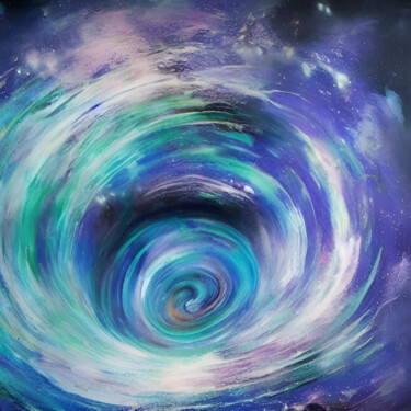 数字艺术 标题为“Whirlwind of Light…” 由Meahau, 原创艺术品, AI生成的图像