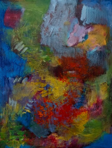 Peinture intitulée "L'ami" par Alyssa Pasquier, Œuvre d'art originale, Acrylique Monté sur Châssis en bois