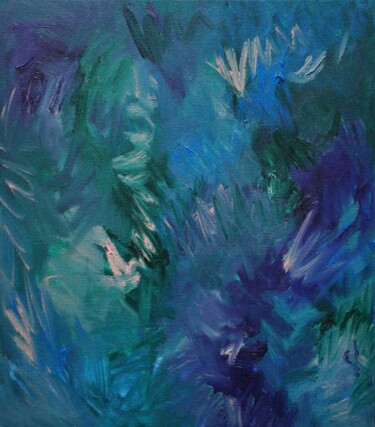 Pittura intitolato "Sounds of the Mythi…" da Mihaela-Sonia Enache, Opera d'arte originale, Olio Montato su Telaio per barell…
