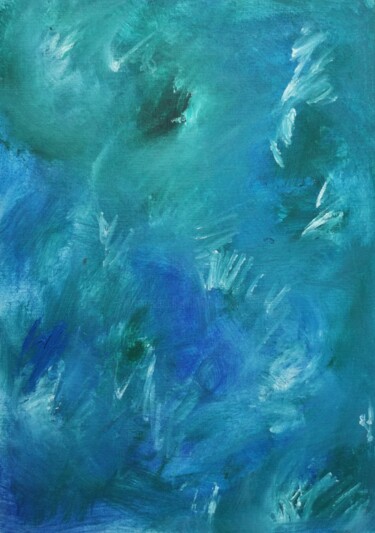 Painting titled "Mythical Forest: Sp…" by Mihaela-Sonia Enache, Original Artwork, Oil