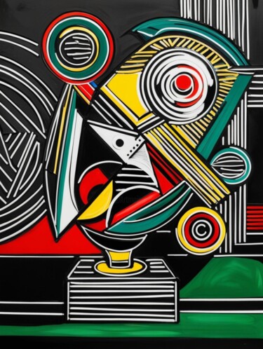 数字艺术 标题为“Farben und Formen –…” 由Antonia Stabaginski, 原创艺术品, 数字油画