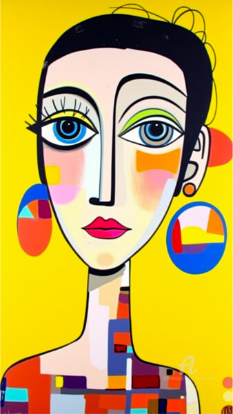 "17-Abstract illustr…" başlıklı Dijital Sanat Teresa Casas tarafından, Orijinal sanat, AI tarafından oluşturulan görüntü